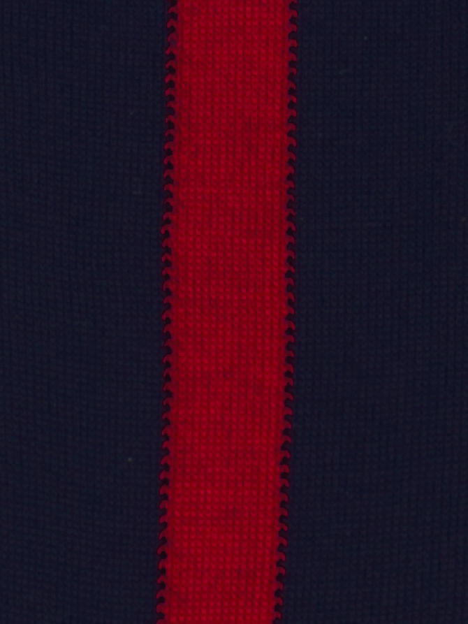 CALZINO LUNGO SIDE BAND BLU & ROSSO | Acquista Online Andrea Mariani Firenze